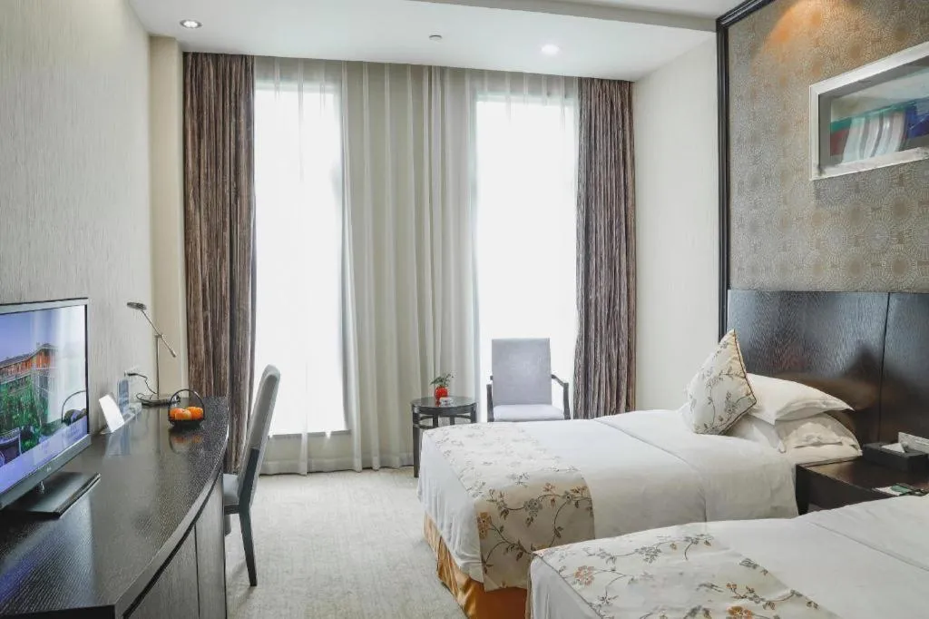 Bed in Hangzhou Xixi Nade Runzeyuan Hotel