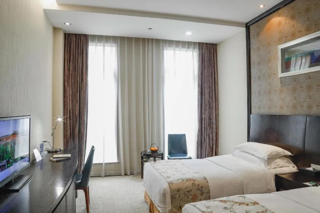 Bed in Hangzhou Xixi Nade Runzeyuan Hotel