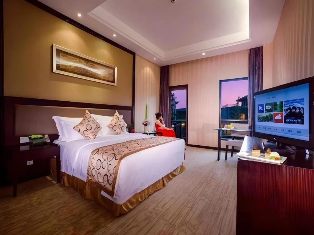 Bed in Hangzhou Xixi Nade Runzeyuan Hotel