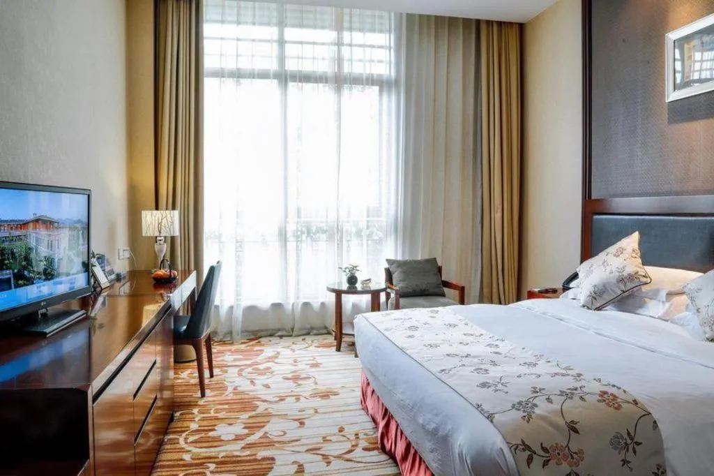 Bed in Hangzhou Xixi Nade Runzeyuan Hotel