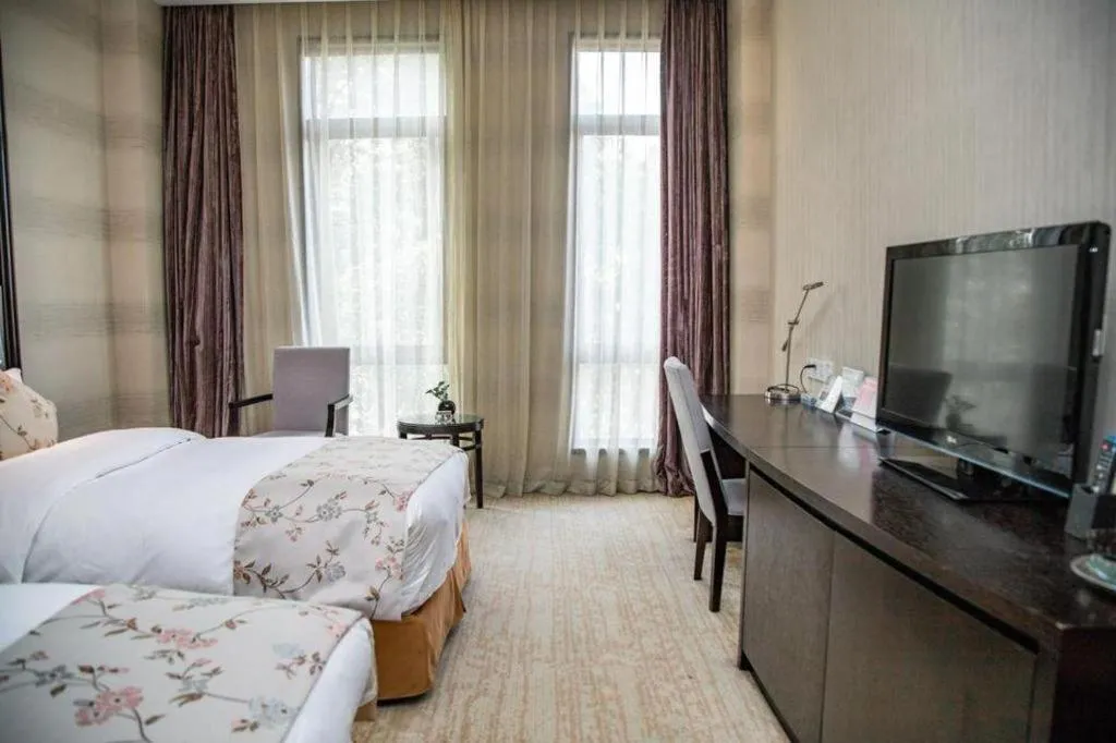 Bed in Hangzhou Xixi Nade Runzeyuan Hotel