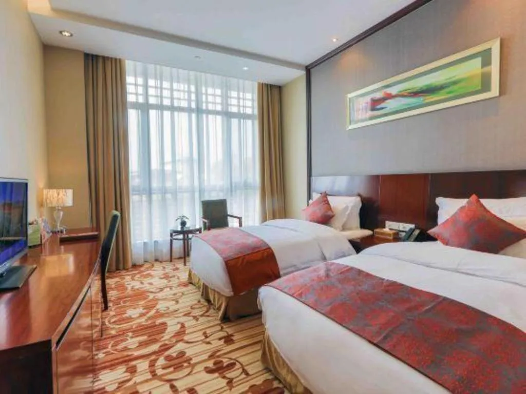 Bed in Hangzhou Xixi Nade Runzeyuan Hotel