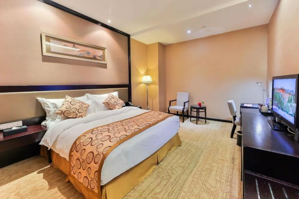 Bed in Hangzhou Xixi Nade Runzeyuan Hotel