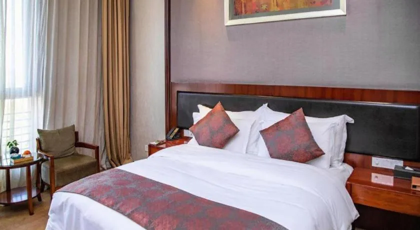 Bed in Hangzhou Xixi Nade Runzeyuan Hotel