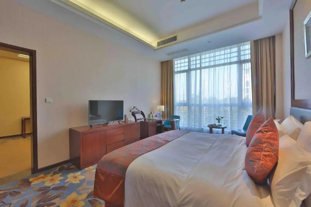 Bed in Hangzhou Xixi Nade Runzeyuan Hotel
