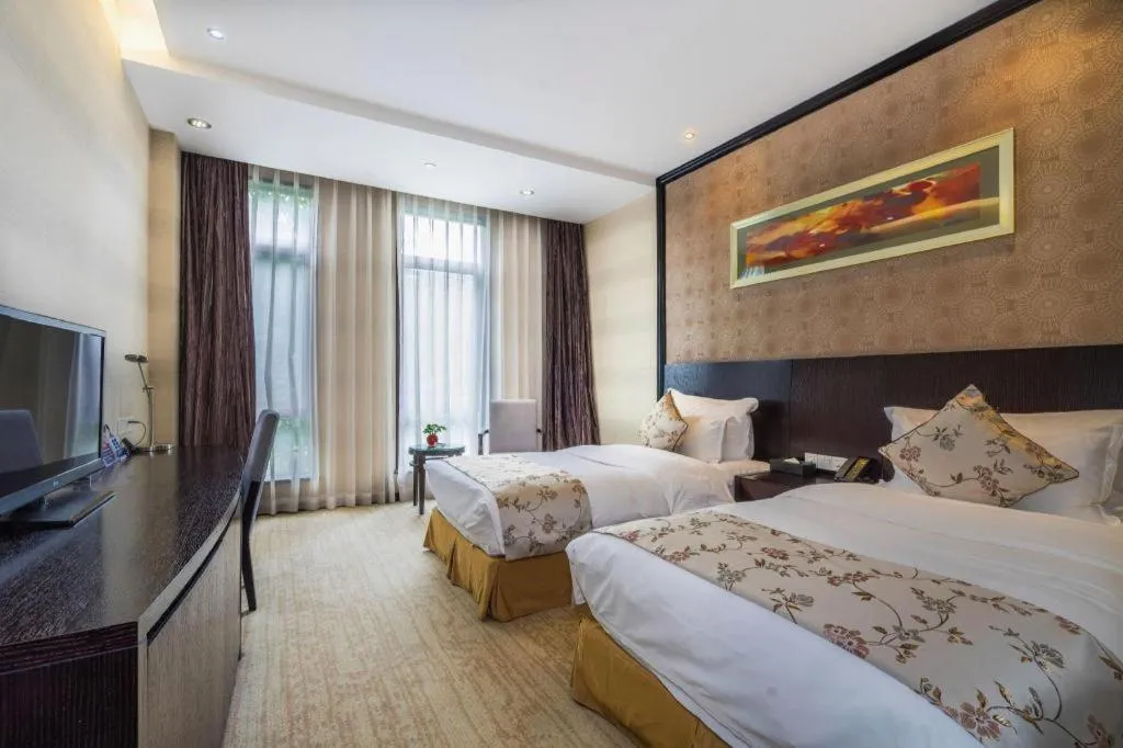 Bed in Hangzhou Xixi Nade Runzeyuan Hotel