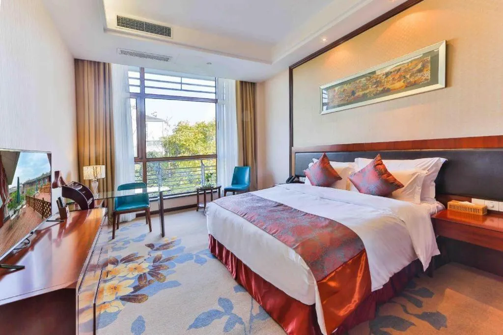 Bed in Hangzhou Xixi Nade Runzeyuan Hotel