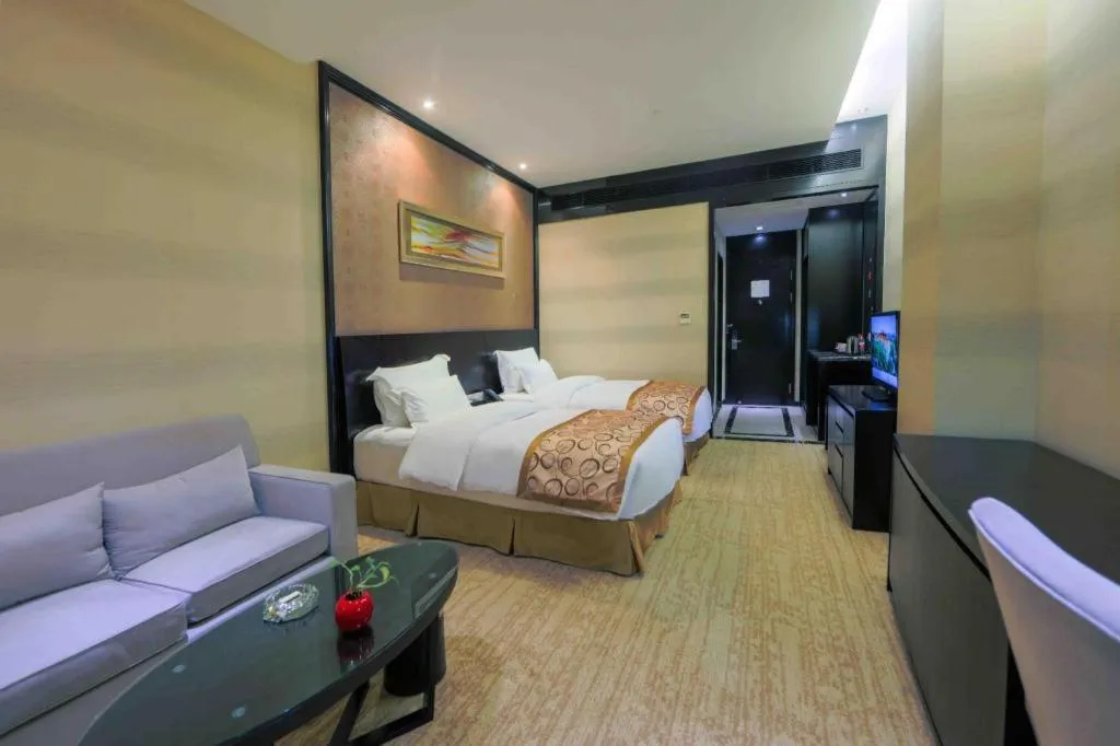 Bed in Hangzhou Xixi Nade Runzeyuan Hotel