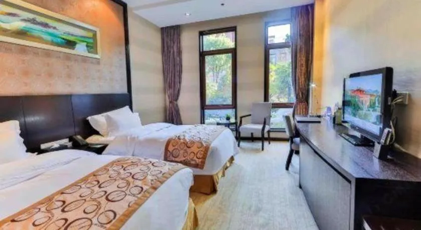 Bed in Hangzhou Xixi Nade Runzeyuan Hotel