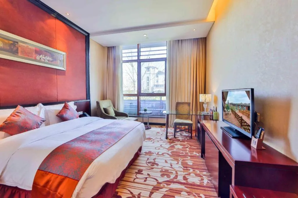 Bed in Hangzhou Xixi Nade Runzeyuan Hotel