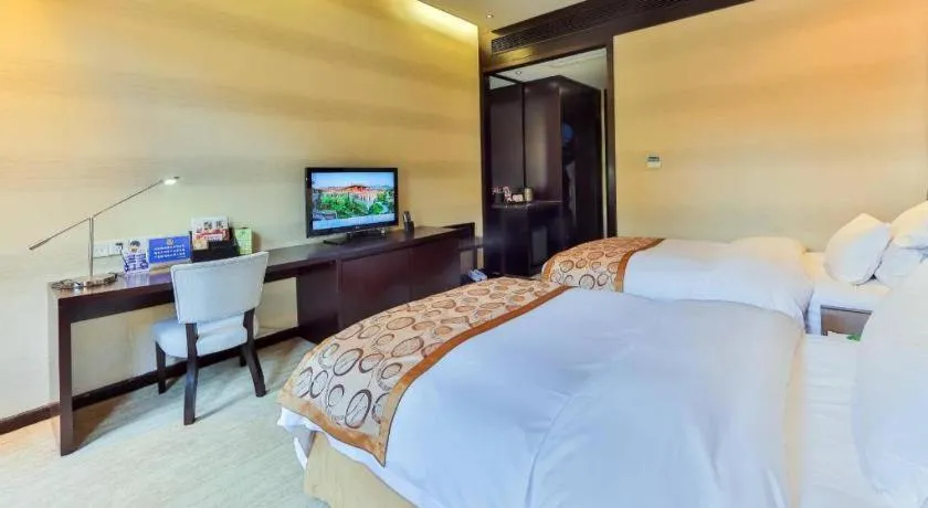 Bed in Hangzhou Xixi Nade Runzeyuan Hotel