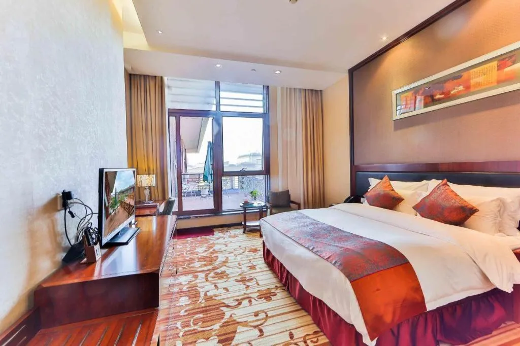 Bed in Hangzhou Xixi Nade Runzeyuan Hotel