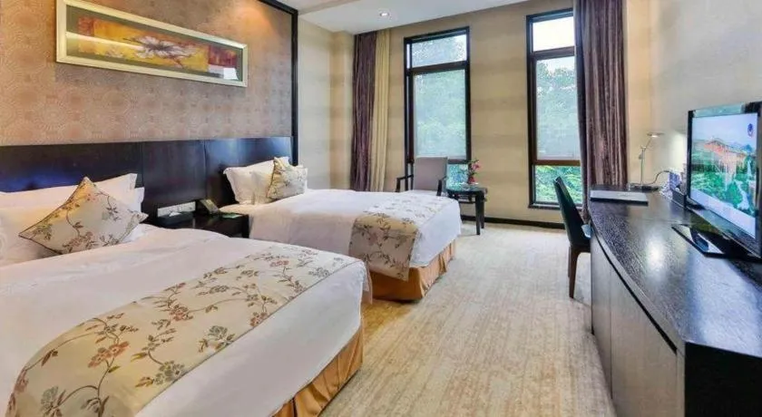 Bed in Hangzhou Xixi Nade Runzeyuan Hotel