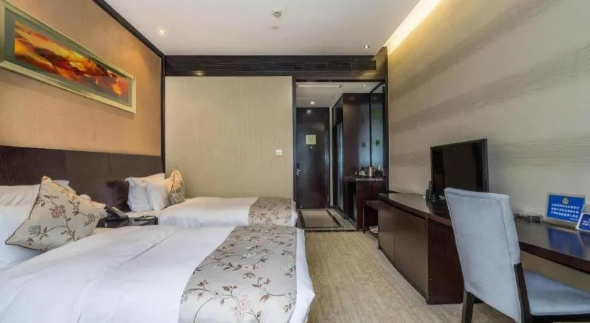Bed in Hangzhou Xixi Nade Runzeyuan Hotel