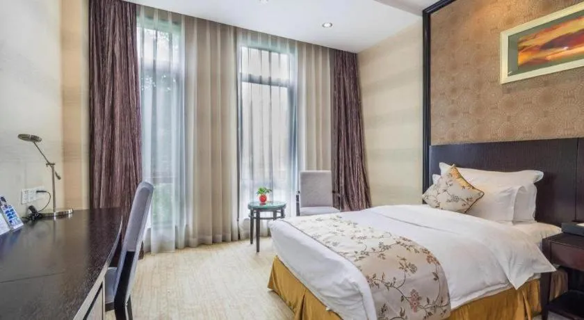 Bed in Hangzhou Xixi Nade Runzeyuan Hotel