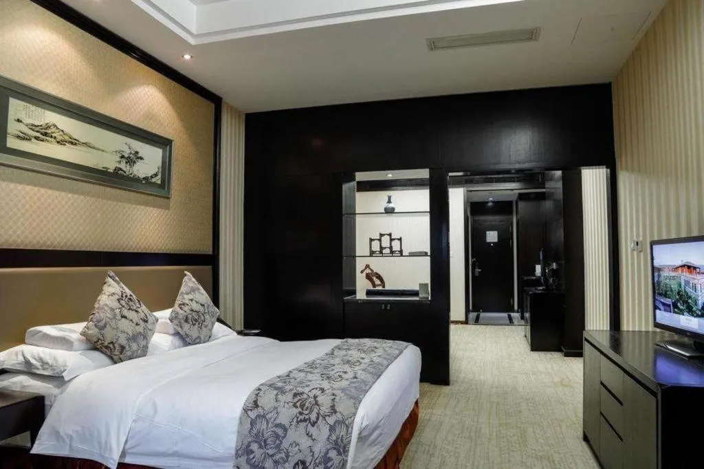 Bed in Hangzhou Xixi Nade Runzeyuan Hotel
