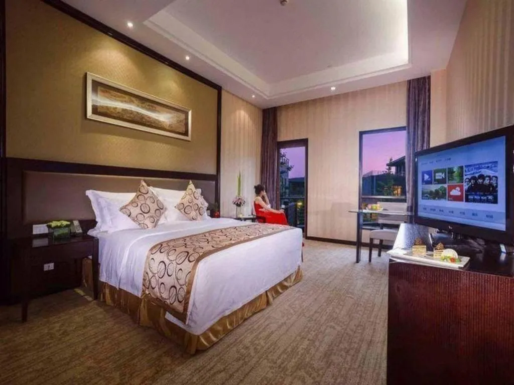 Bed in Hangzhou Xixi Nade Runzeyuan Hotel