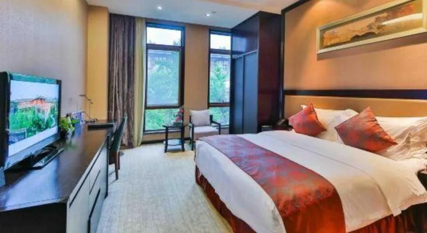 Bed in Hangzhou Xixi Nade Runzeyuan Hotel