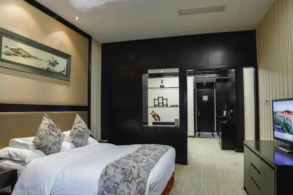 Bed in Hangzhou Xixi Nade Runzeyuan Hotel