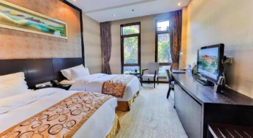 Bed in Hangzhou Xixi Nade Runzeyuan Hotel