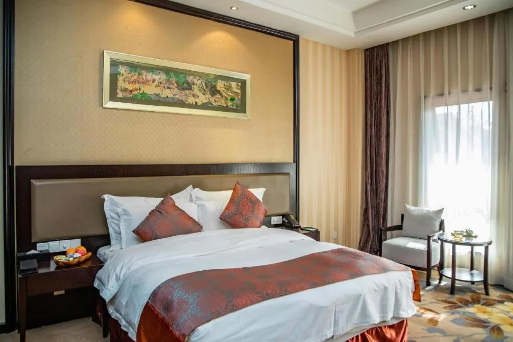 Bed in Hangzhou Xixi Nade Runzeyuan Hotel