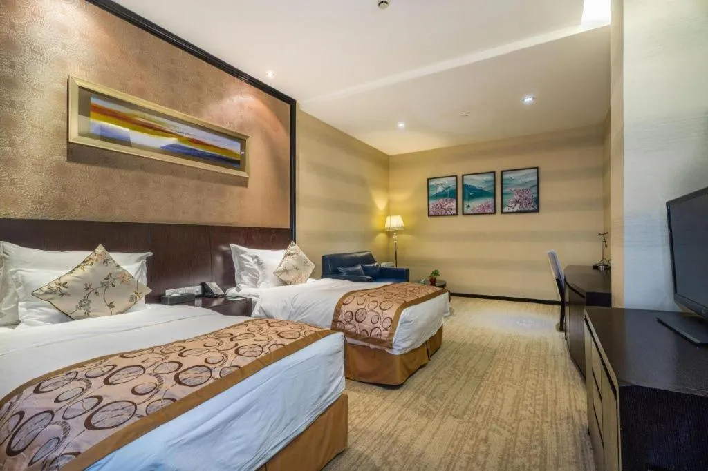 Bed in Hangzhou Xixi Nade Runzeyuan Hotel