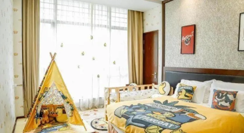 Bed in Hangzhou Xixi Nade Runzeyuan Hotel