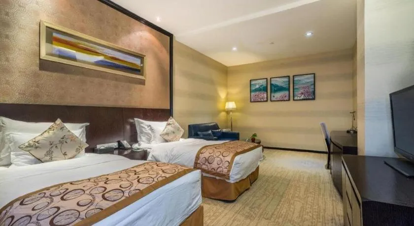 Bed in Hangzhou Xixi Nade Runzeyuan Hotel