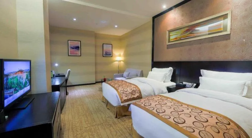 Bed in Hangzhou Xixi Nade Runzeyuan Hotel