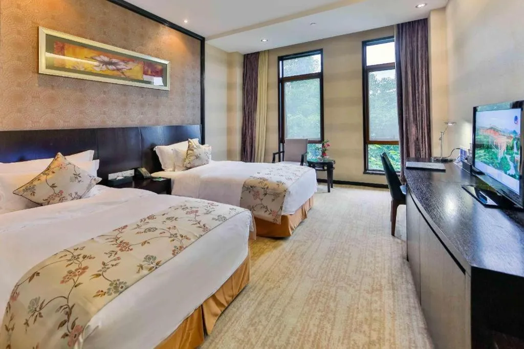 Bed in Hangzhou Xixi Nade Runzeyuan Hotel