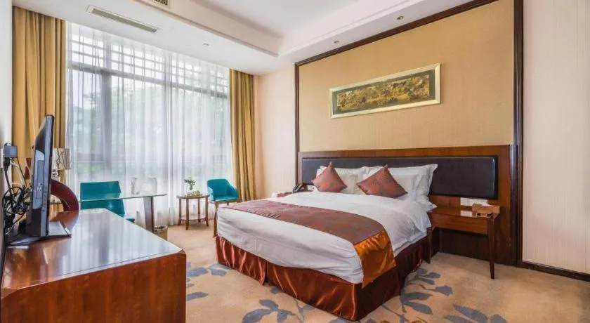 Bed in Hangzhou Xixi Nade Runzeyuan Hotel