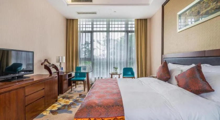 Bed in Hangzhou Xixi Nade Runzeyuan Hotel