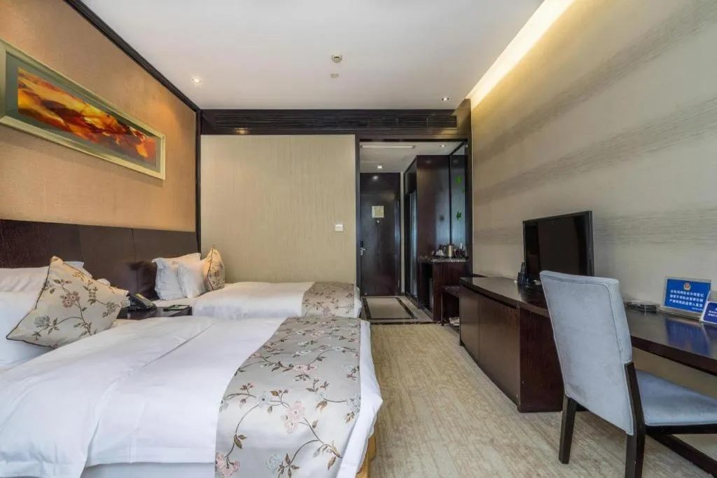 Bed in Hangzhou Xixi Nade Runzeyuan Hotel