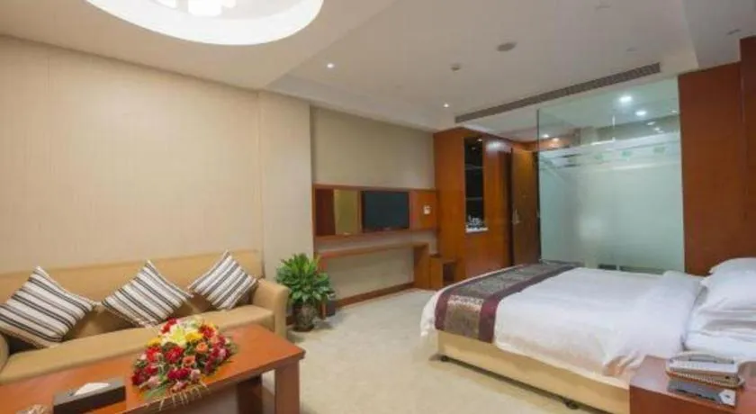 Bed in Sunparkview Hotel Shanghai