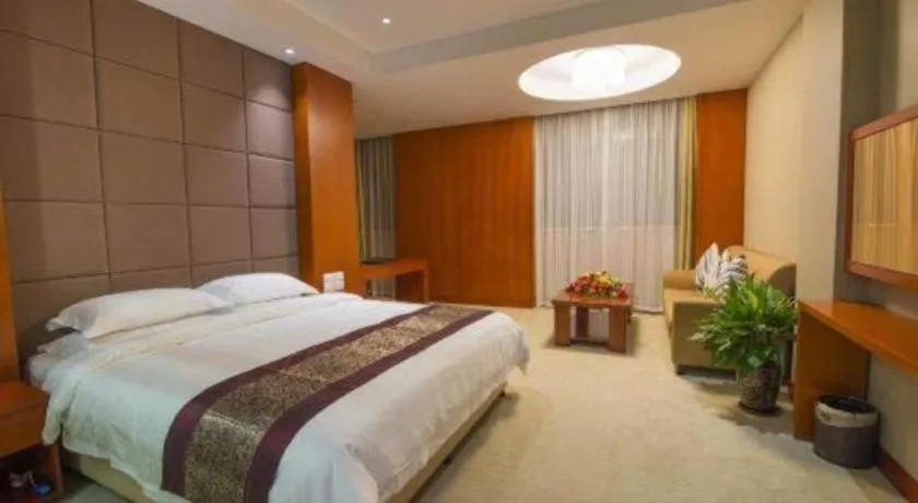 Bed in Sunparkview Hotel Shanghai