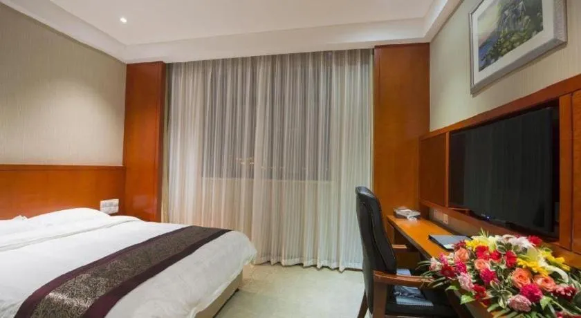 Bed in Sunparkview Hotel Shanghai