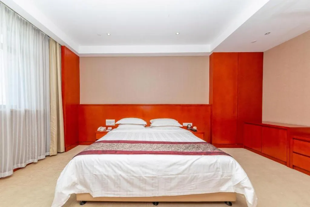 Bed in Sunparkview Hotel Shanghai