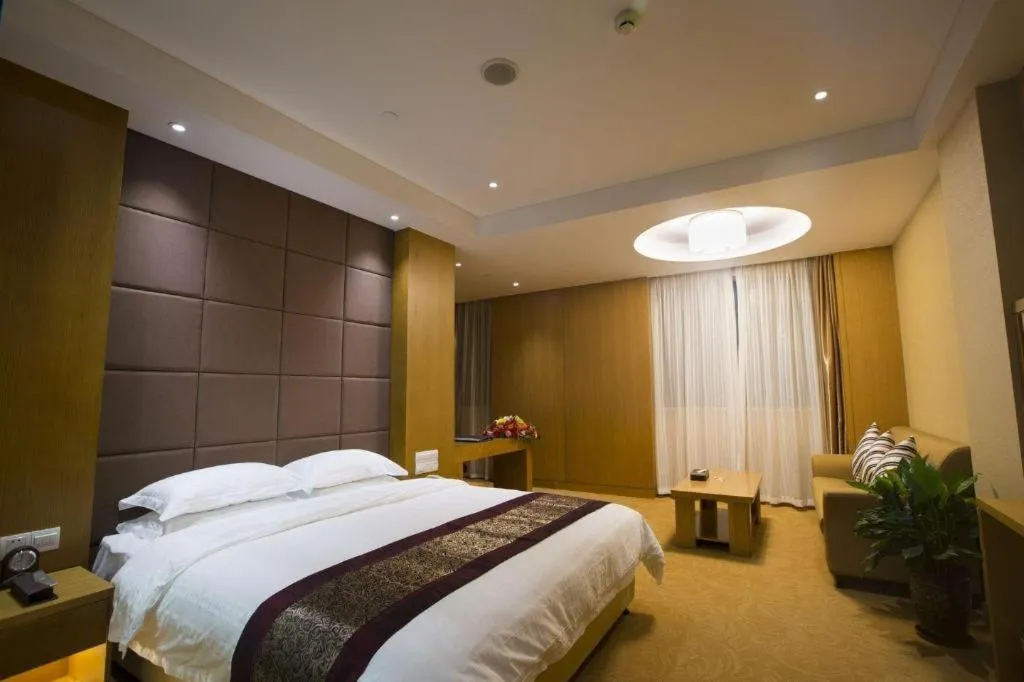 Bed in Sunparkview Hotel Shanghai