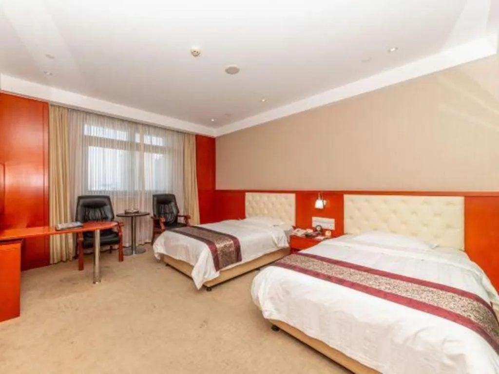 Bed in Sunparkview Hotel Shanghai