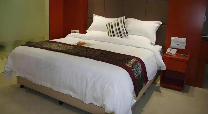 Bed in Sunparkview Hotel Shanghai