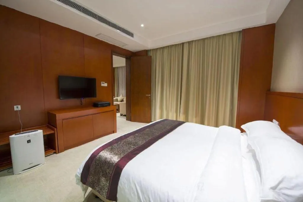 Bed in Sunparkview Hotel Shanghai