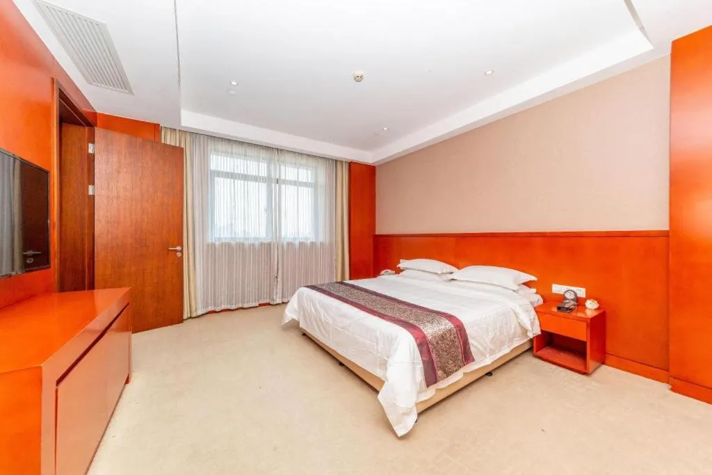 Bed in Sunparkview Hotel Shanghai