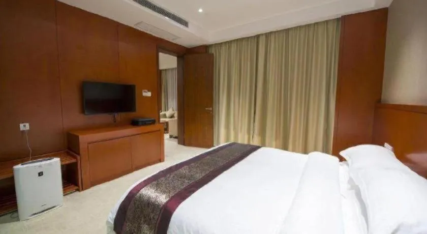 Bed in Sunparkview Hotel Shanghai