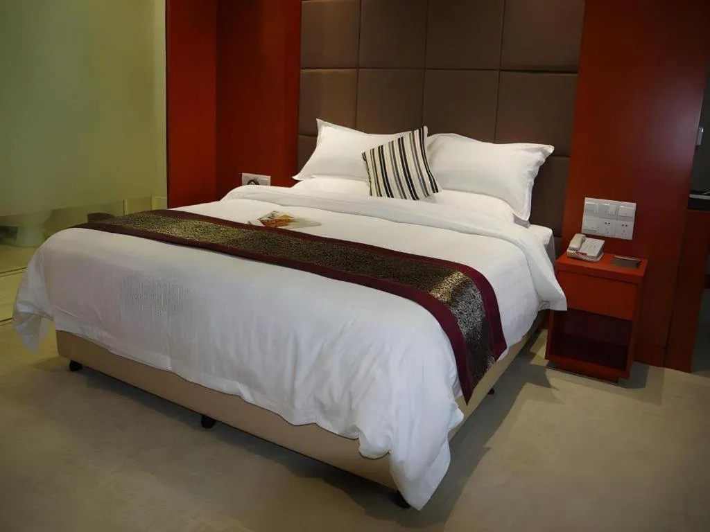 Bed in Sunparkview Hotel Shanghai