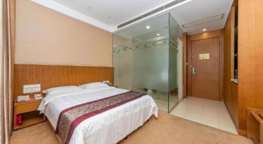 Bed in Sunparkview Hotel Shanghai