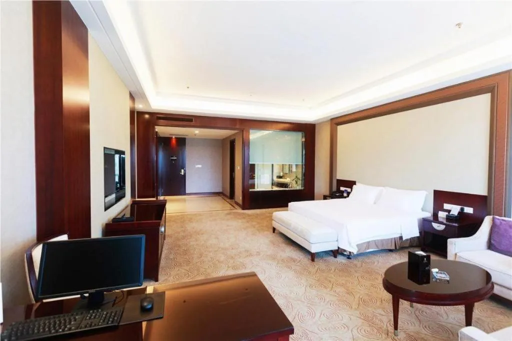 Bed in Linyi Blue Horizon International Hotel Yi He