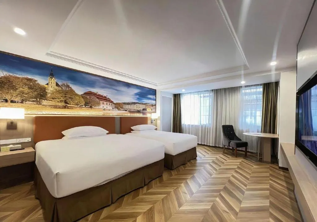 Bed in Vienna Hotel Guangxi Yangshuo Impression