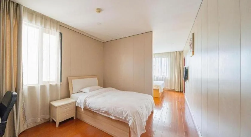 Bed in GreenTree Alliance Shanghai Railway Station QiuJiang Road Hotel
