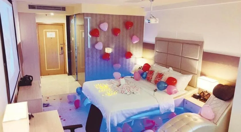 Bed in Boke Boutique Hotel Shenzhen Longgang