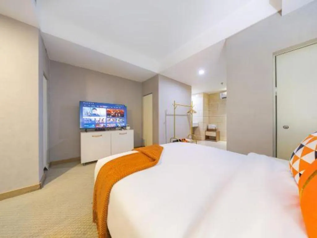 Bed in Boke Boutique Hotel Shenzhen Longgang